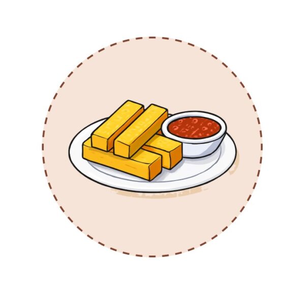 Grilled Yam and Sauce
